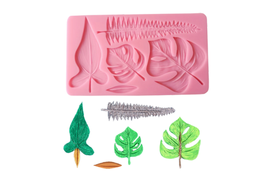 Palm Pines Leaves Silicone Mould - Iconic Cake Art
