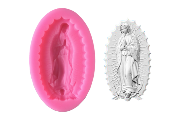 Virgin Mary Silicone Mould 50mm - Iconic Cake Art
