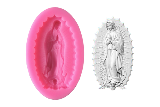 Virgin Mary Silicone Mould 50mm - Iconic Cake Art