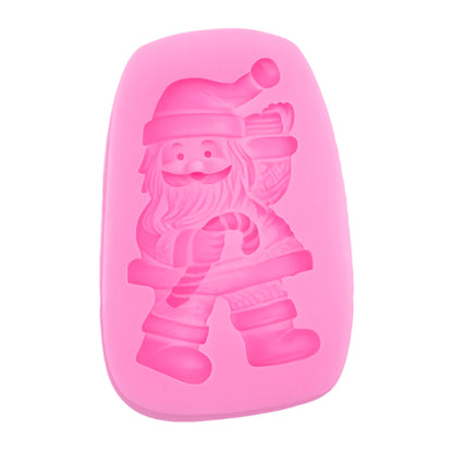 Santa Mold - Silicone Mould - Candy Cane