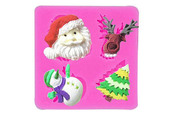 Christmas Items Santa Reindeer Tree Snowman - Iconic Cake Art