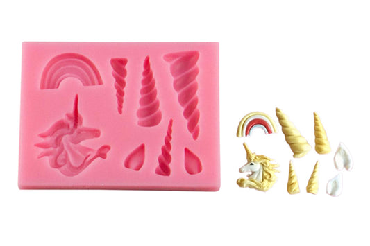 Unicorn Mould - Mini Features - Iconic Cake Art