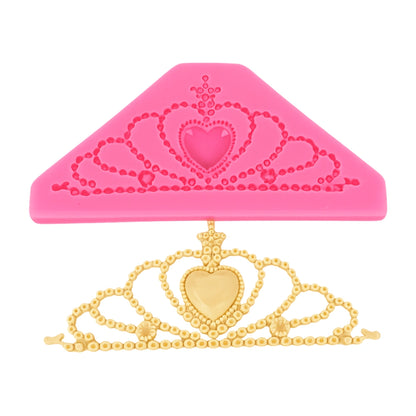 Crown Brooch Silicone Mould