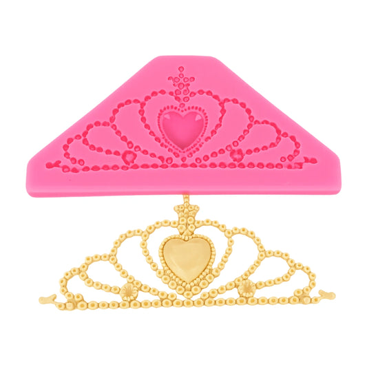 Crown Brooch Silicone Mould