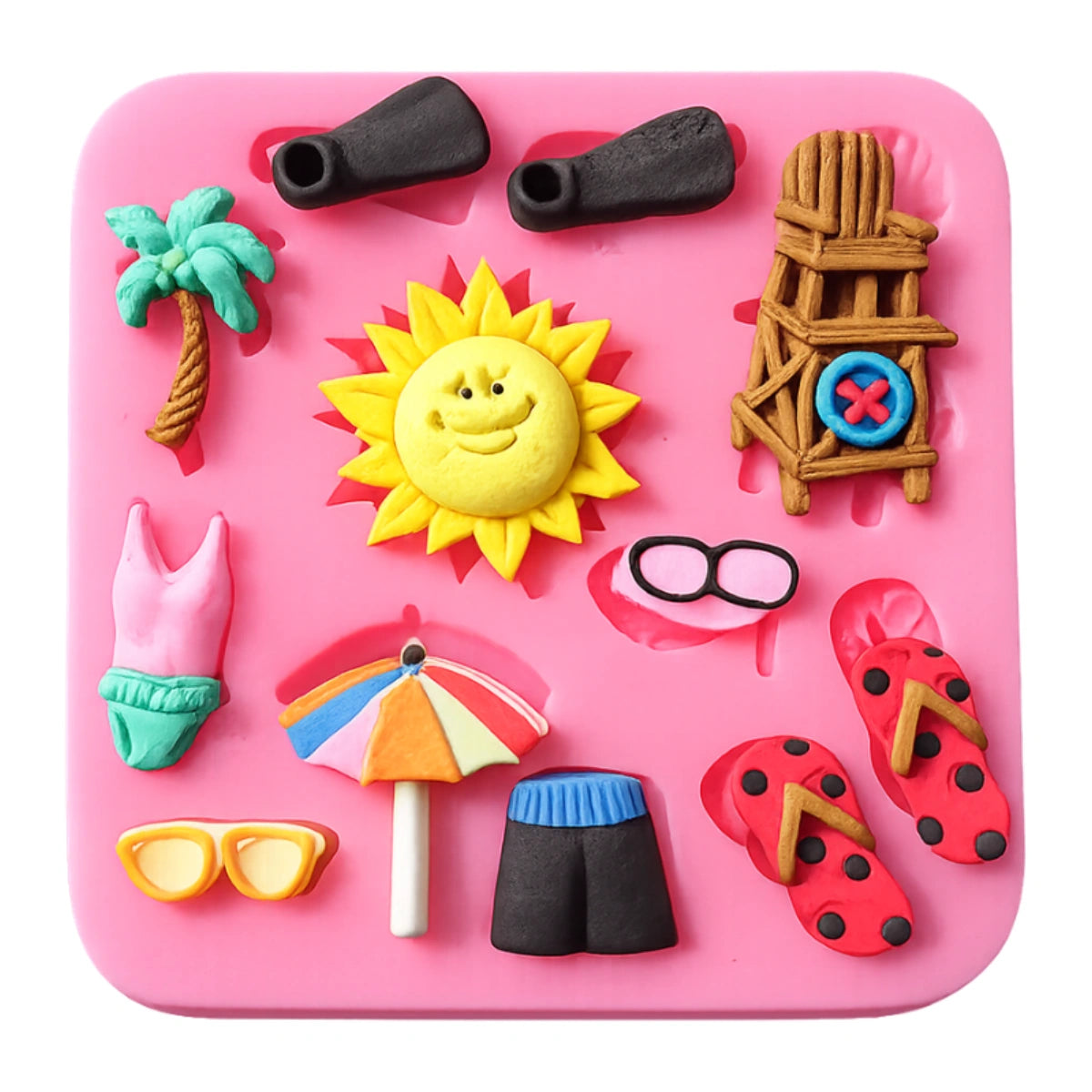 Beach Icons Silicone Mould