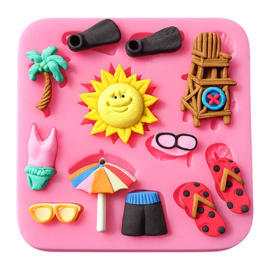 Beach Icons Silicone Mould