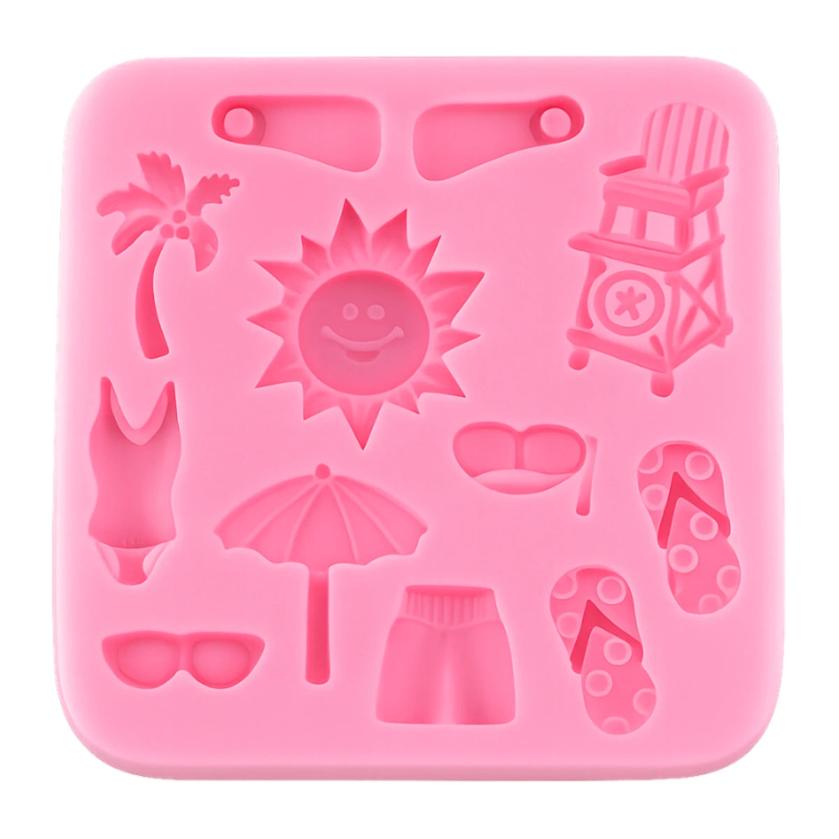 Beach Icons Silicone Mould