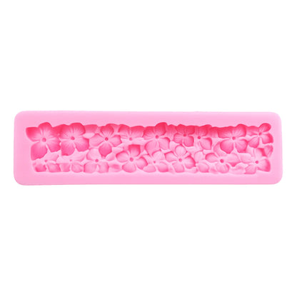 Flower Border Mold - Silicone Mould - Hydrangea