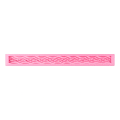 Braided Border Silicone Mould