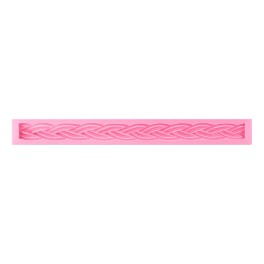 Braided Border Silicone Mould