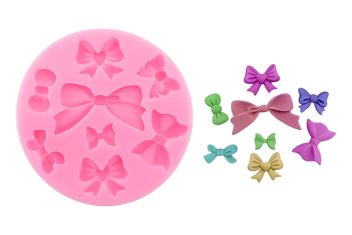 Little Bows Mould - Silicone - Iconic Cake Art