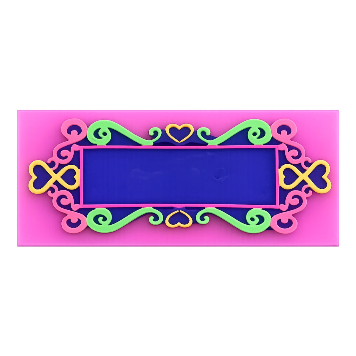Rectangle Heart Plaque Mold