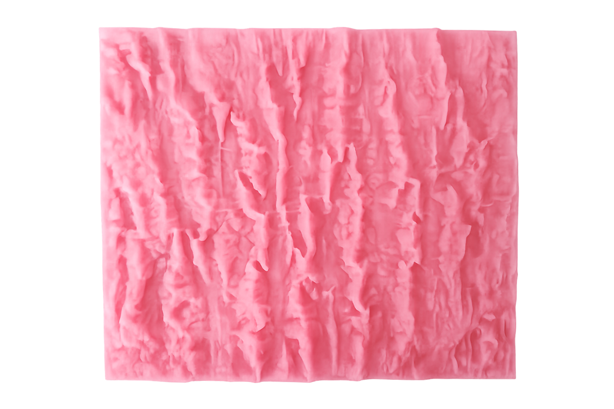 Texture Embossed Mat Silicone Mould - Tree Bark Line Texture