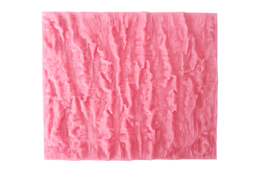 Texture Embossed Mat Silicone Mould - Tree Bark Line Texture