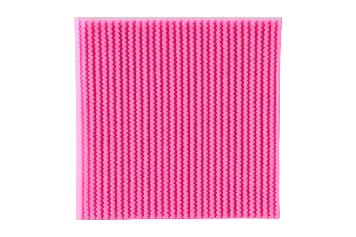 Texture Embossed Mat Silicone Mould - Knitting Sweater Texture