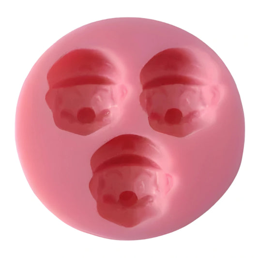 Mario Head Silicone Mould Iconic Cake Art