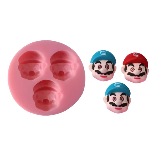 Mario Head Silicone Mould Iconic Cake Art