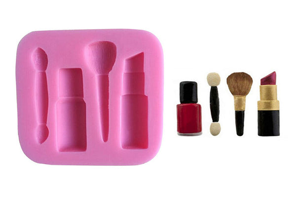 Make Up Items - Silicone Mould - Iconic Cake Art