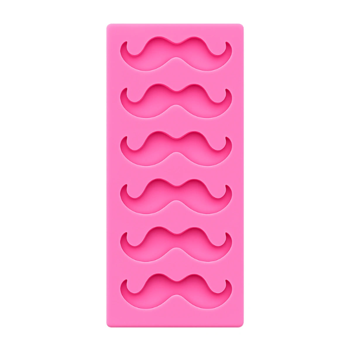 Mini Mustache Silicone Mold - 6 Cavities - Gum Paste Mould