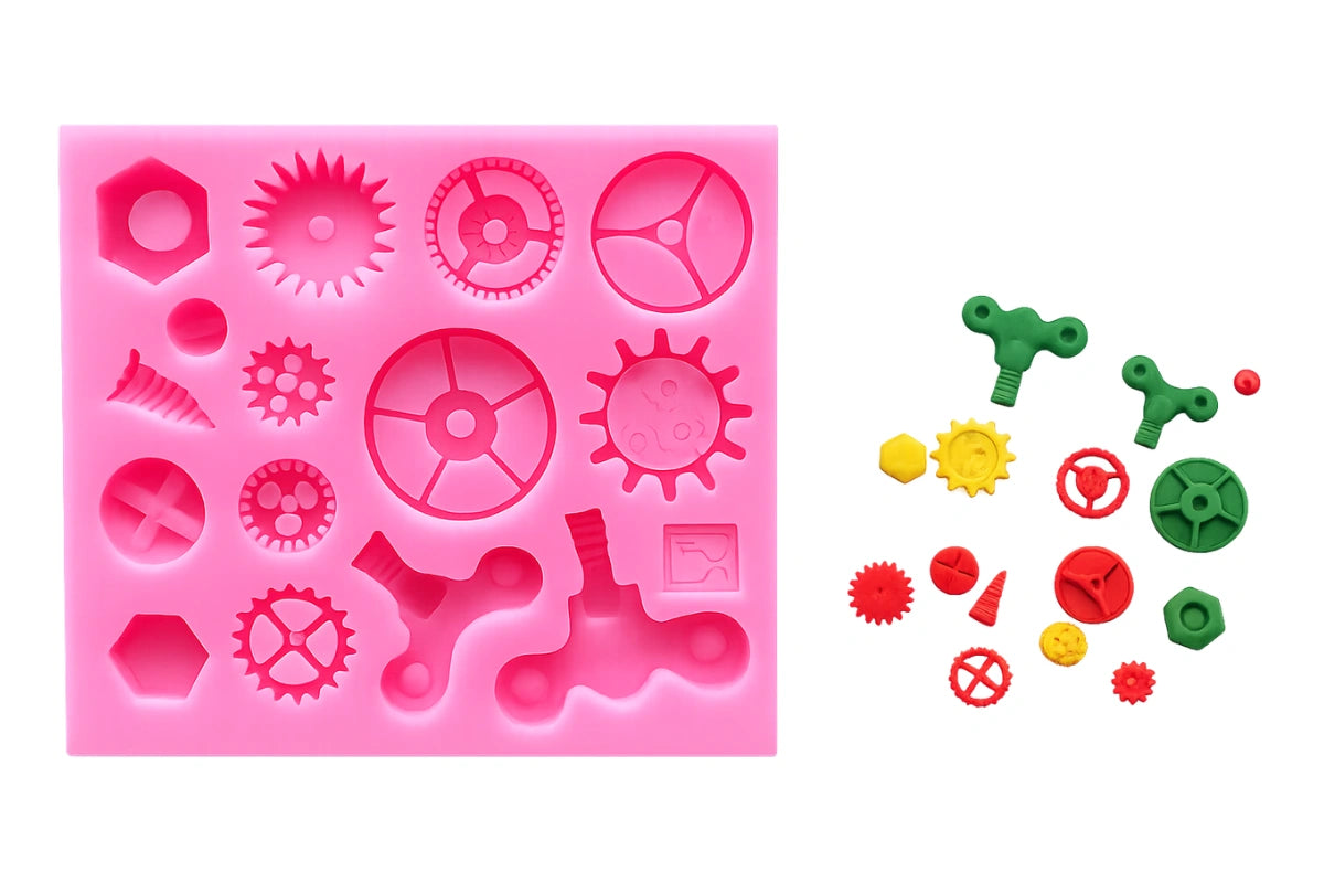 Gear and Keys - Iconic Cake Art