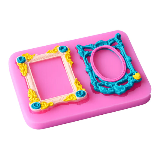 Mirror Plaque - Silicone Mould - 2 Types