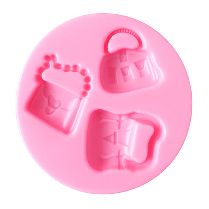 Ladies Handbags -Sugarcraft Pink Silicone Mould