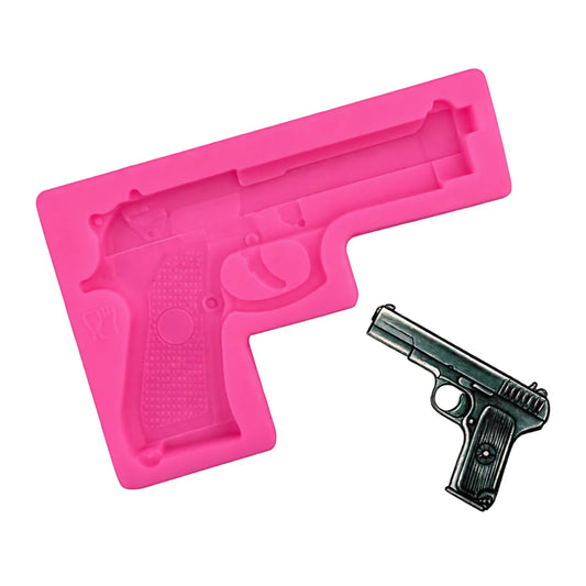Pistol Gun Silicone Gumpaste / Fondant Mould Mold