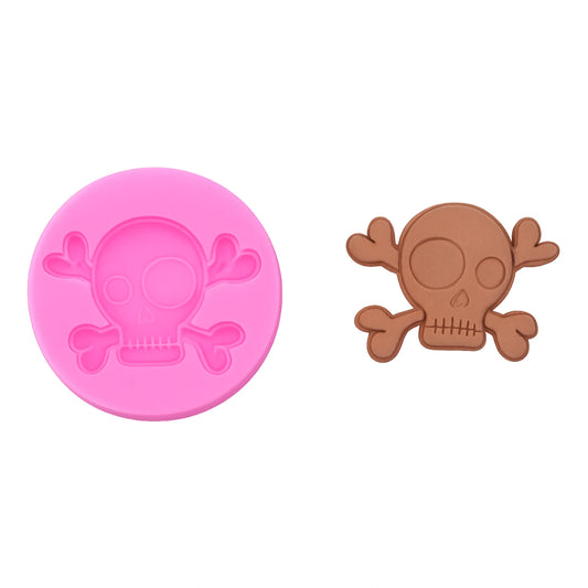 Pirate Skull Silicone Mould - Halloween Mold