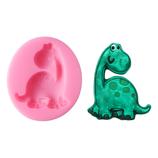 Cute Dino Silicone Mould - Dinosaur Mold