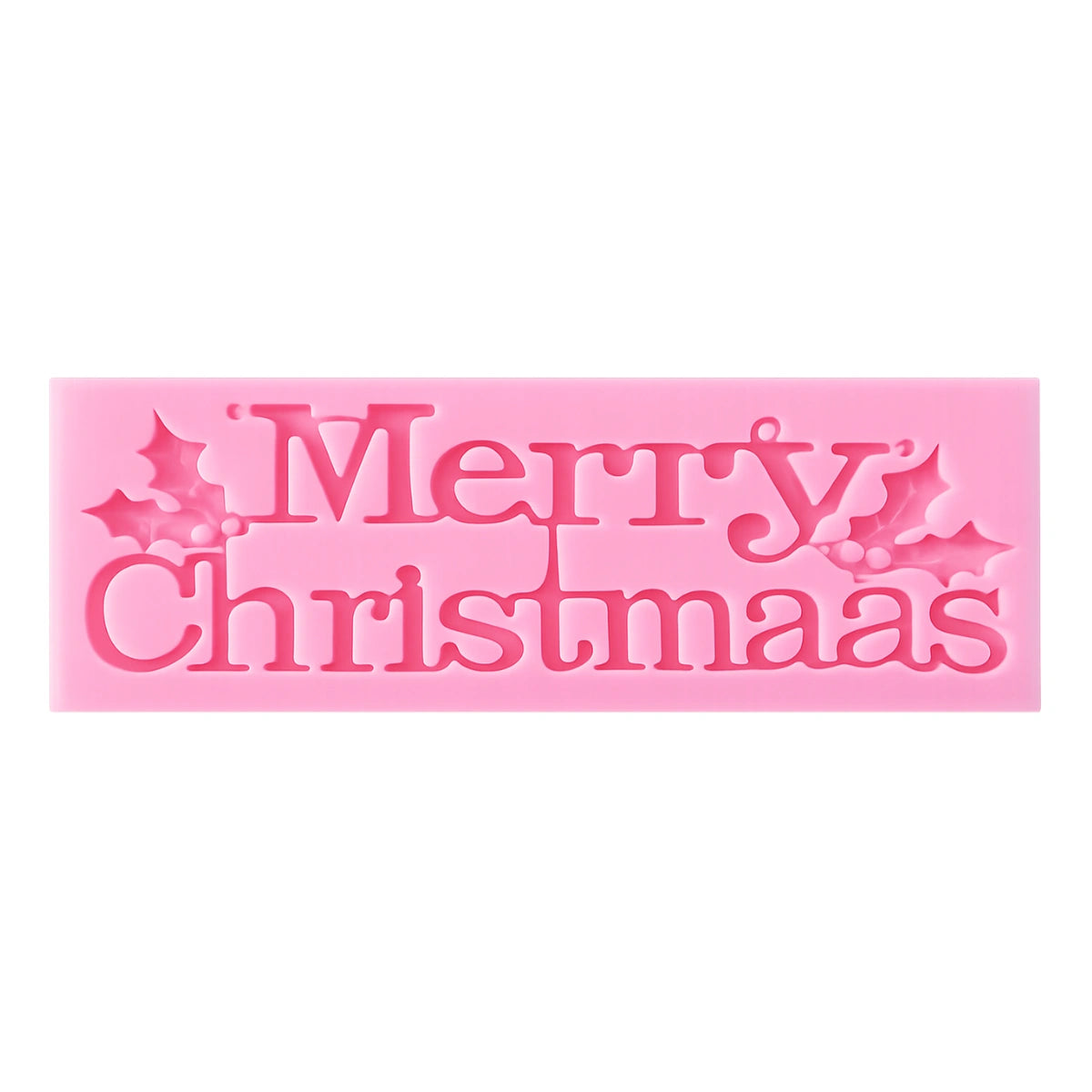 Merry Christmas Mold - Silicone Mould