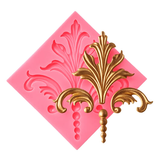 Large Fleur De Lis Design Silicone Mold