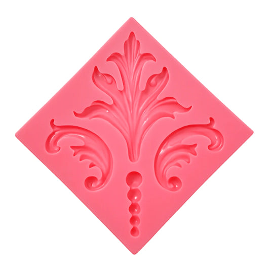Large Fleur De Lis Design Silicone Mold