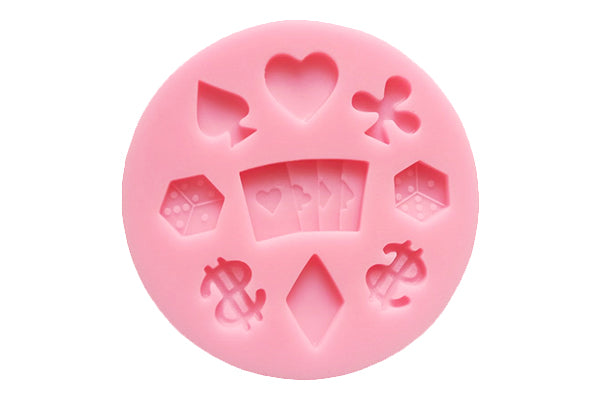 Poker Silicone Mould - Iconic Cake Art