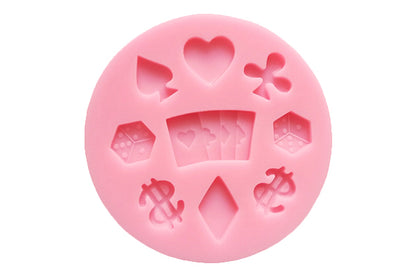 Poker Silicone Mould - Iconic Cake Art