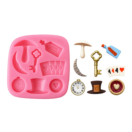 Wonderland Icons Silicone Mold - Premium Mould