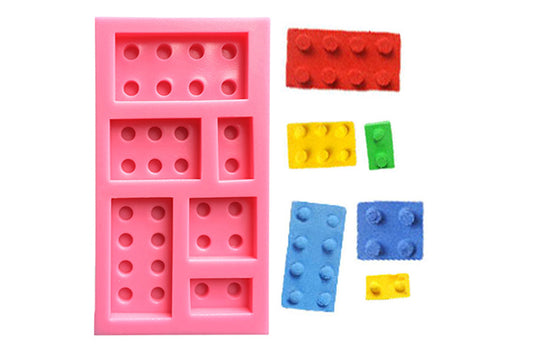 Lego Blocks Silicone Mould - Iconic Cake Art