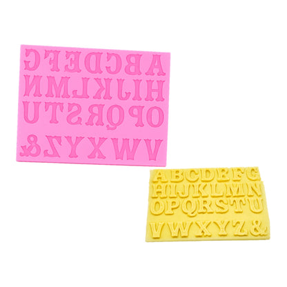 Alphabets Uppercase - Stylish Font - Sugarcraft Silicone Mould
