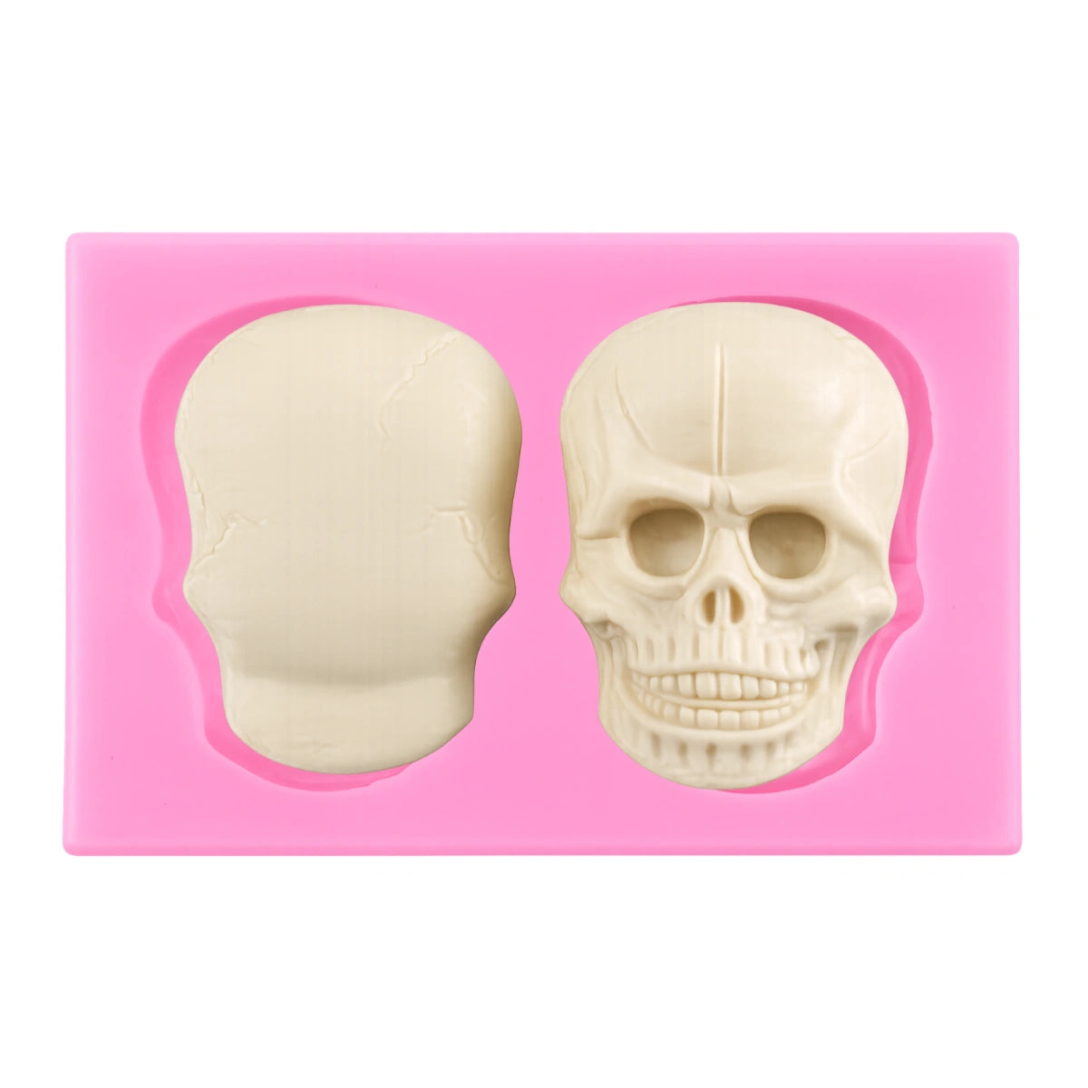 3D Skull Silicone Mold - Halloween Mould