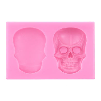 3D Skull Silicone Mold - Halloween Mould