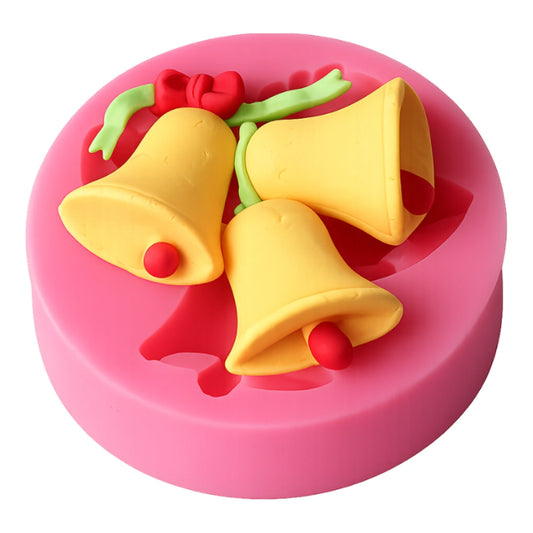 Bells 3 Designs Silicone Mould - Mold