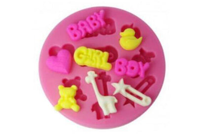 Boy,girl,baby Silicone Mould - Iconic Cake Art