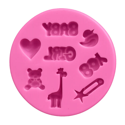Boy,Girl,Baby - Silicone Mould