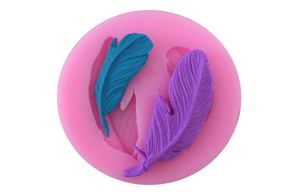 Feathers Silicone Mould 88mm x 8mm - Iconic Cake Art