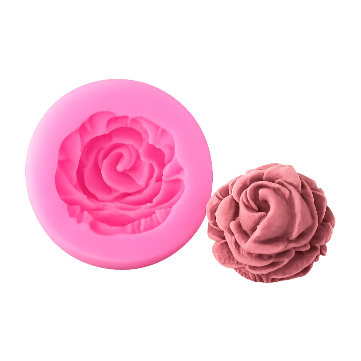 Rose 4.6cm Silicone Mould
