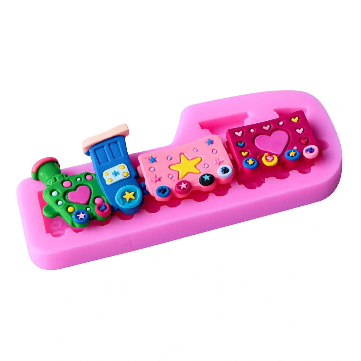 Toy Train Silicone Mould