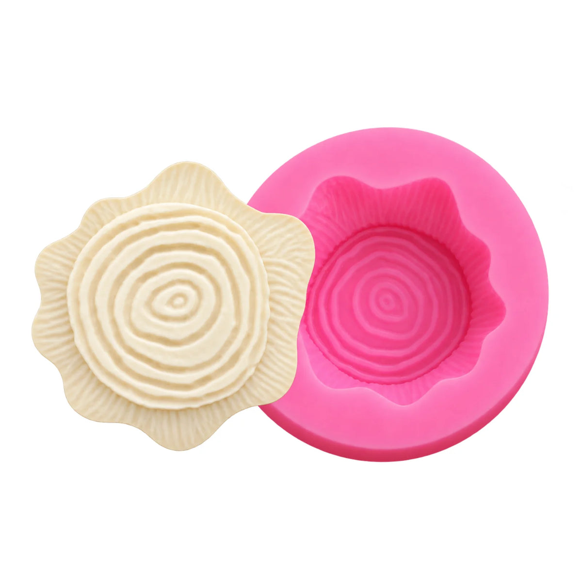 Tree Stump 5cm - Sugarcraft Pink Silicone Mould