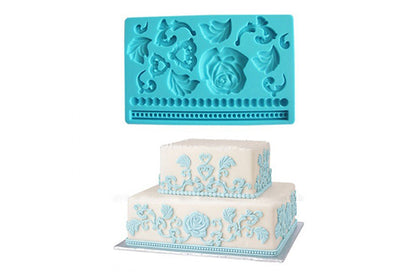 Baroque - Silicone Mould - Iconic Cake Art