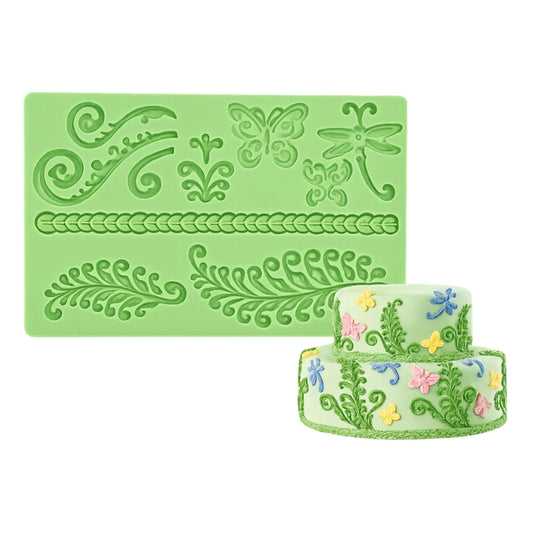 Fern - Silicone Mould - Fondant Gumpaste Mold