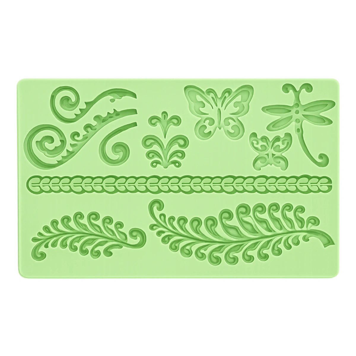 Fern - Silicone Mould - Fondant Gumpaste Mold