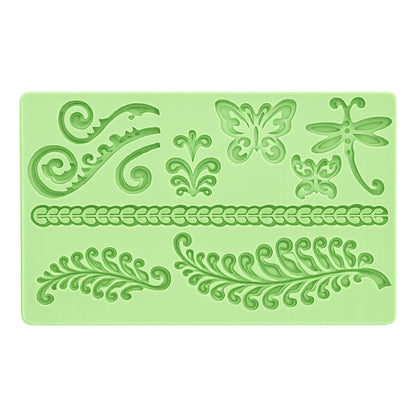 Fern - Silicone Mould - Fondant Gumpaste Mold